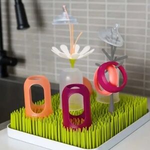 Boon Lawn & Twig & Stem Bottle Drying Rack Centre for Kitchen Counter